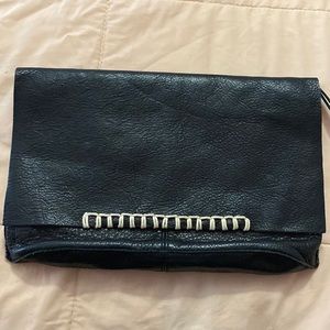 Anthropologie vintage leather clutch
